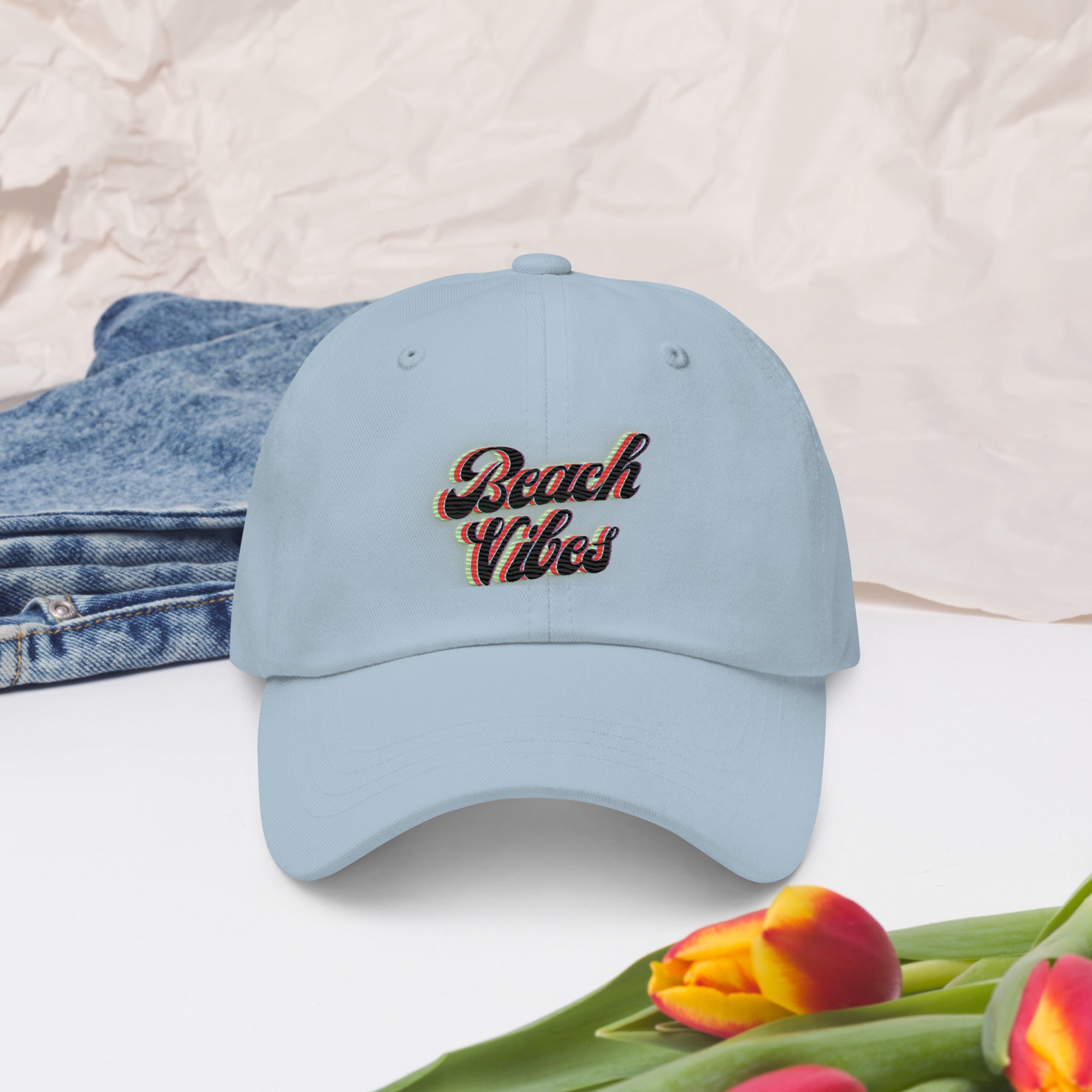 Beach Vibes Light Blue - Dad hat